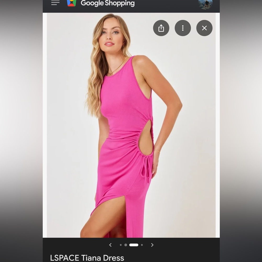 L*Space Hot Pink Maxi Dress